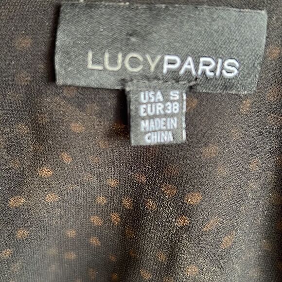Lucy Paris Romantic Wrap Dress Small - Picture 10 of 11
